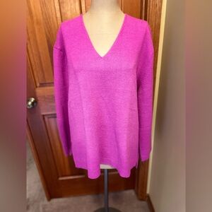 Banana Republic bright pink sweater